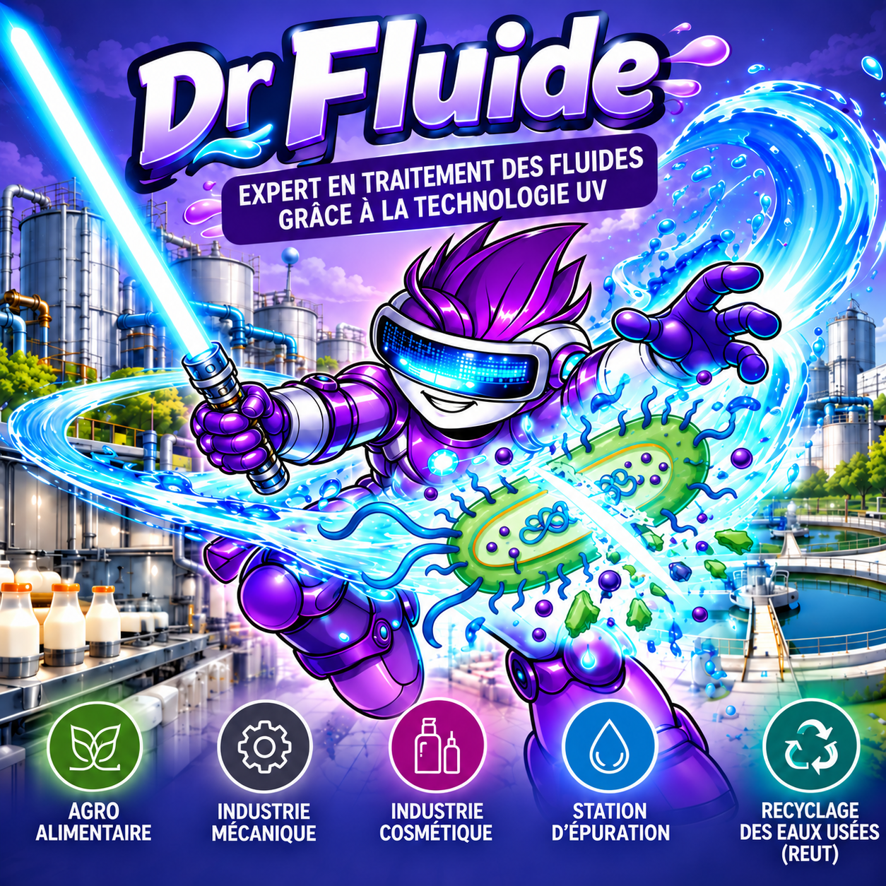 ALFAA : trois super-héros, trois expertises pour le traitement de l’eau, de l’air et des fluides !
